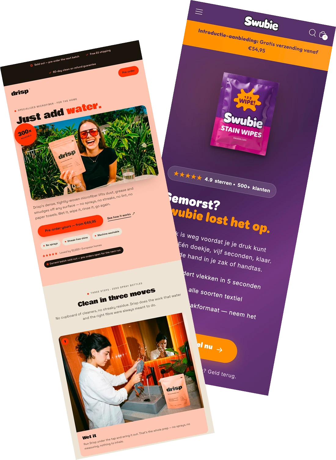 Brand designs built with Brandboot
